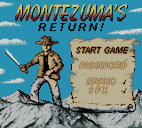 Montezumas Return screenshot 3 for GameBoy Color